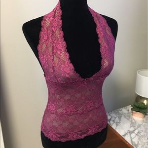 The Limited 🖤 Lace Halter Top (XS)